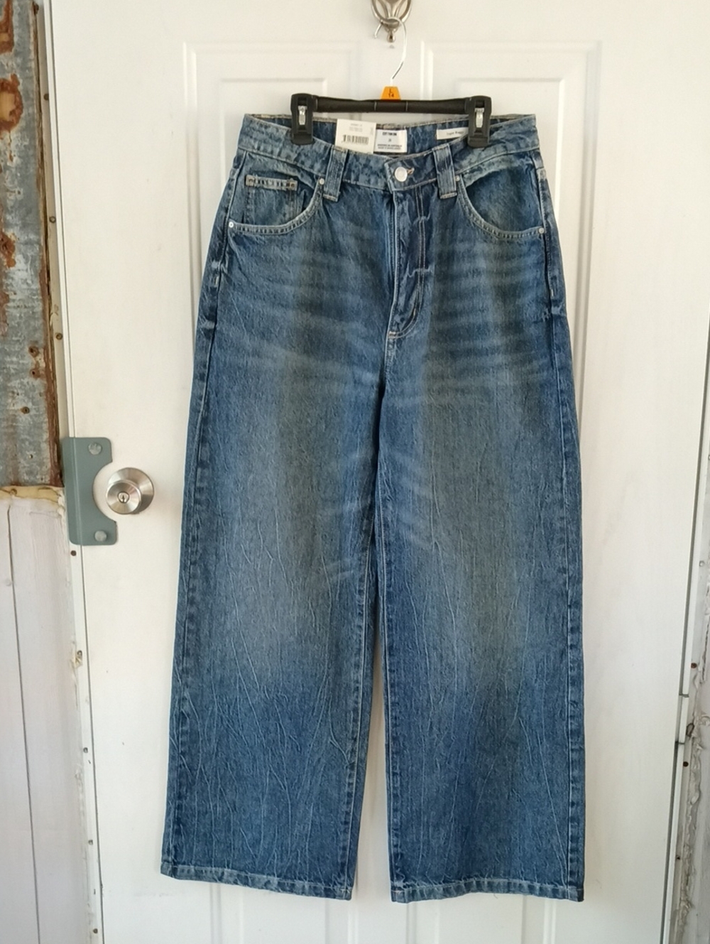 🚨B2G1 New COTTON ON Lite Blue Denim Wide-Leg Jeans